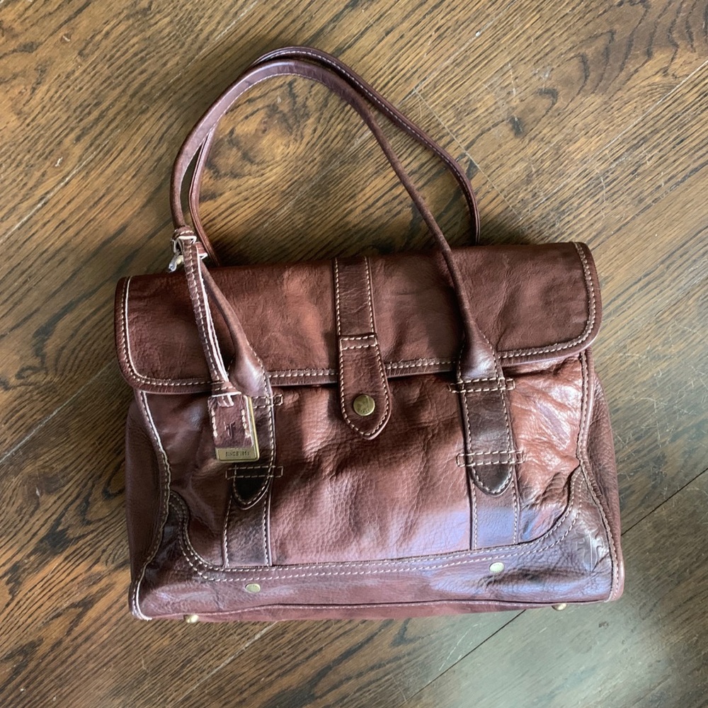 Leather Frye Purse Handbag